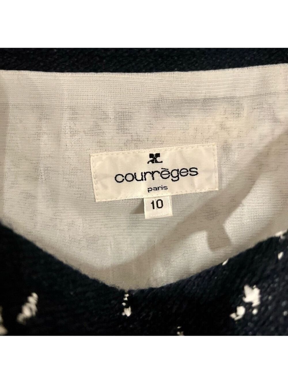courrèges Paris mini shift dress. Size 10 - Picture 3 of 13